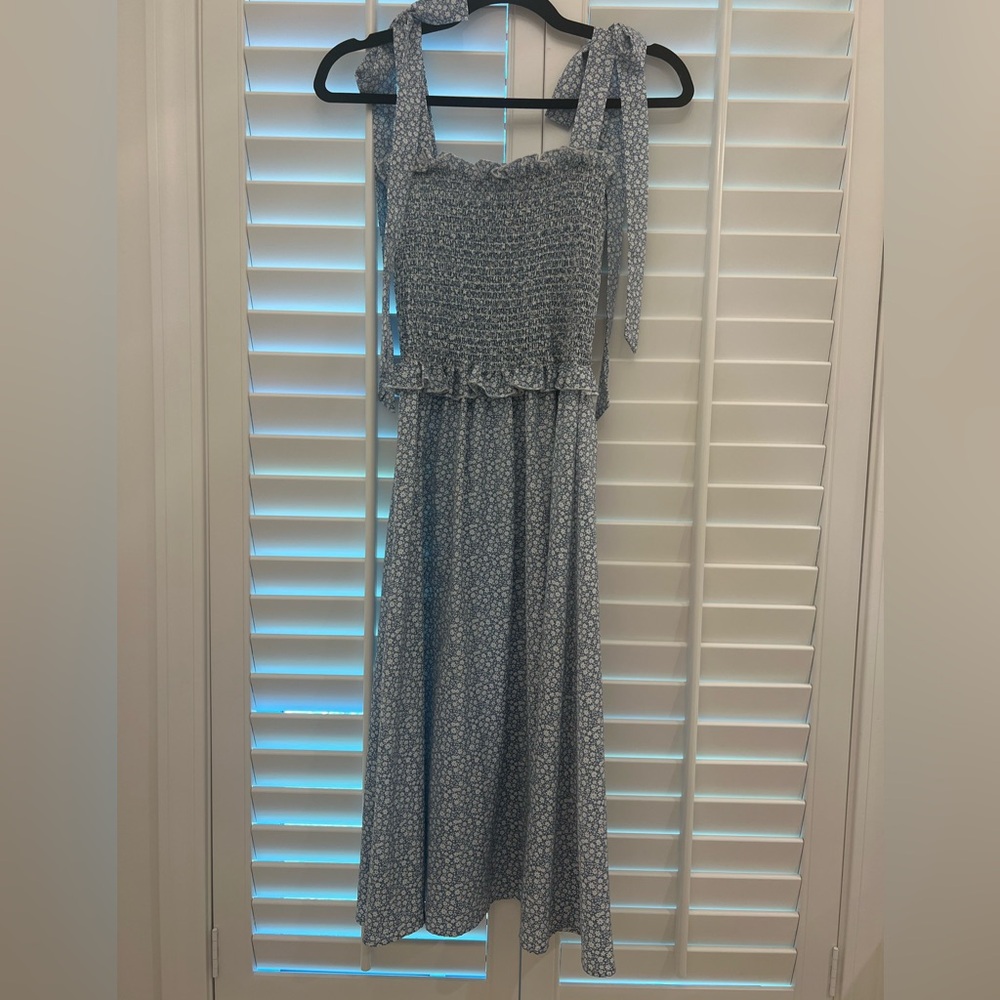 Blue Floral Dress